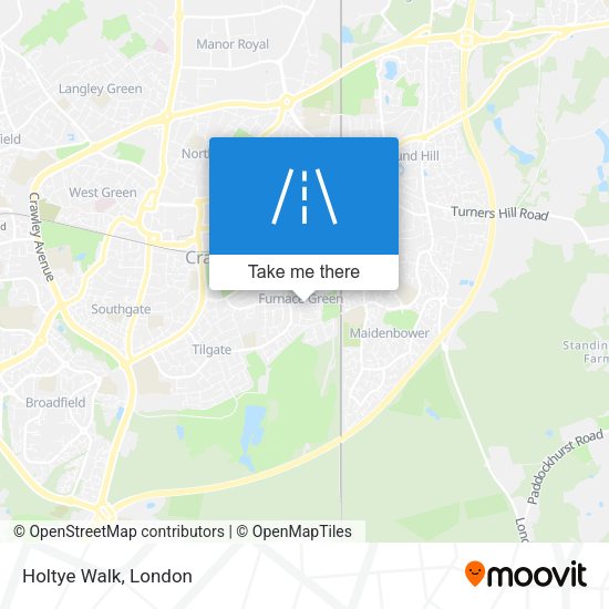 Holtye Walk map