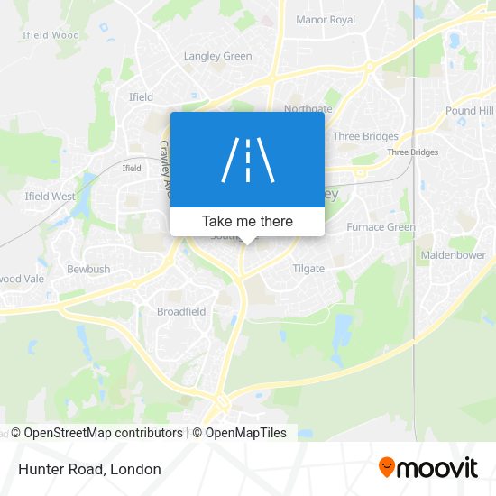 Hunter Road map