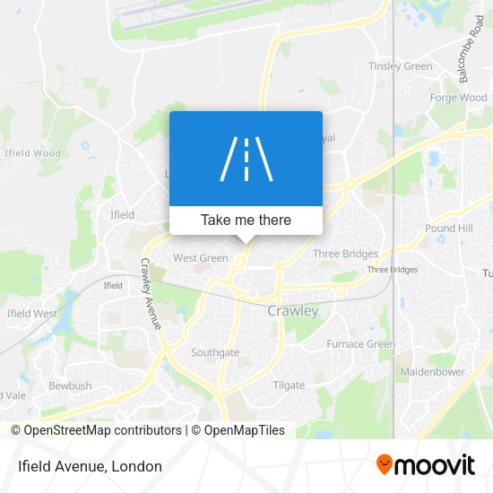 Ifield Avenue map