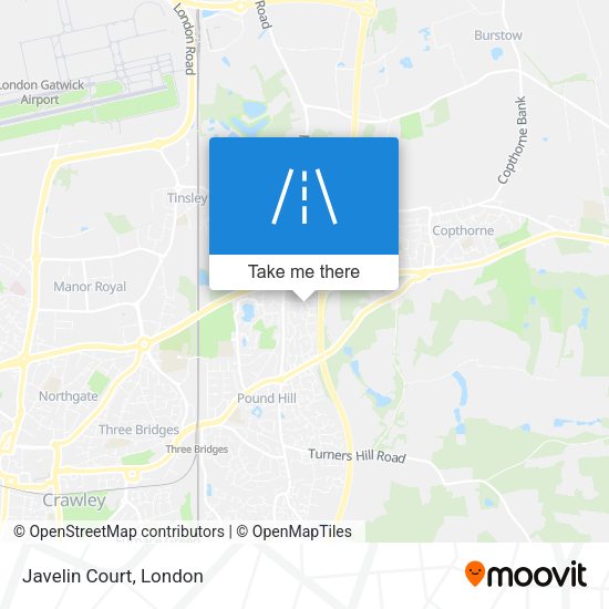 Javelin Court map