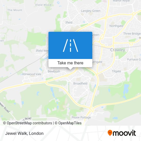 Jewel Walk map