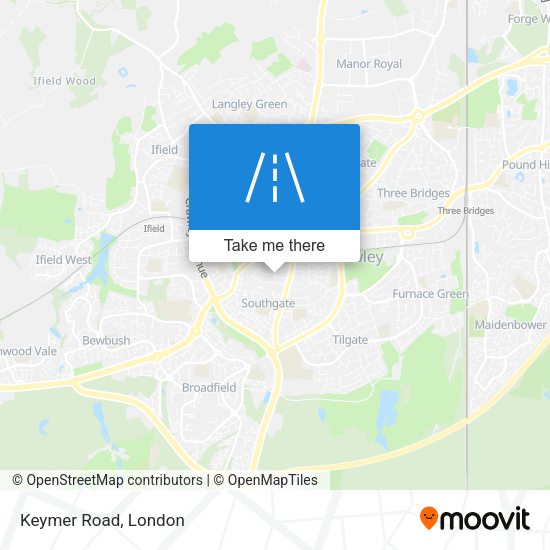Keymer Road map