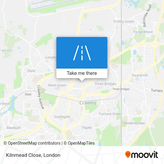 Kilnmead Close map