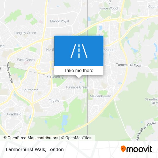 Lamberhurst Walk map