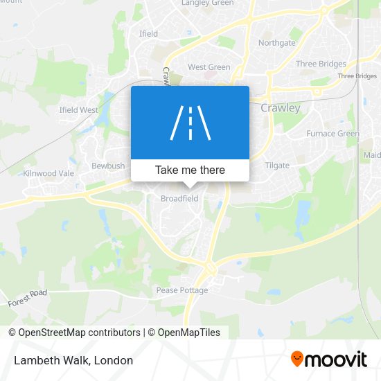 Lambeth Walk map
