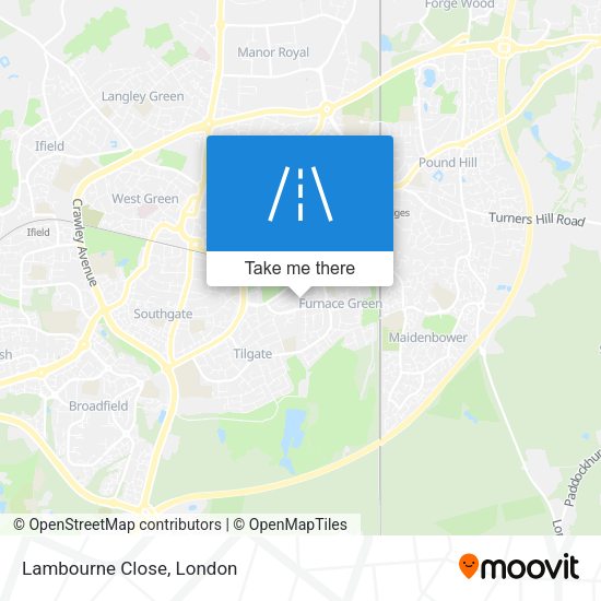 Lambourne Close map