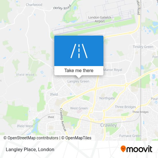 Langley Place map