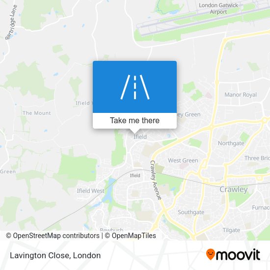 Lavington Close map