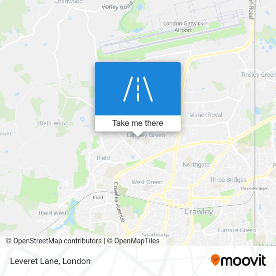 Leveret Lane map