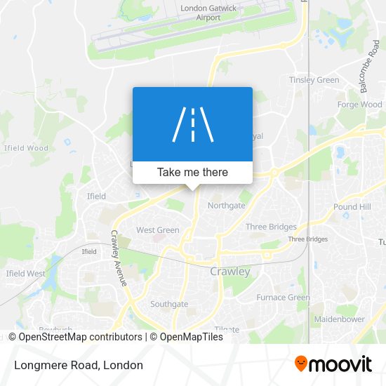 Longmere Road map