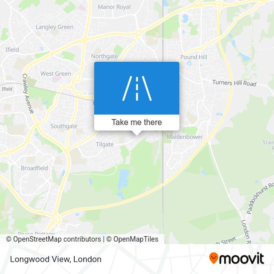 Longwood View map