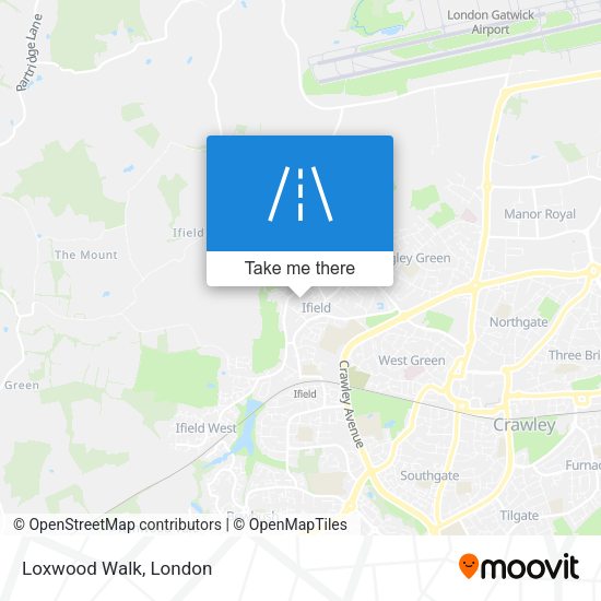 Loxwood Walk map