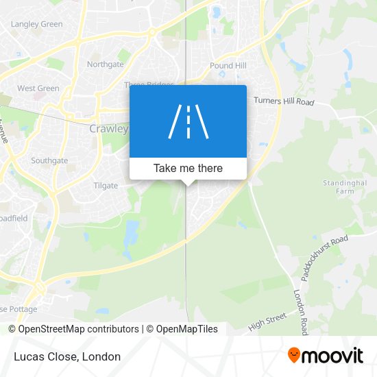 Lucas Close map