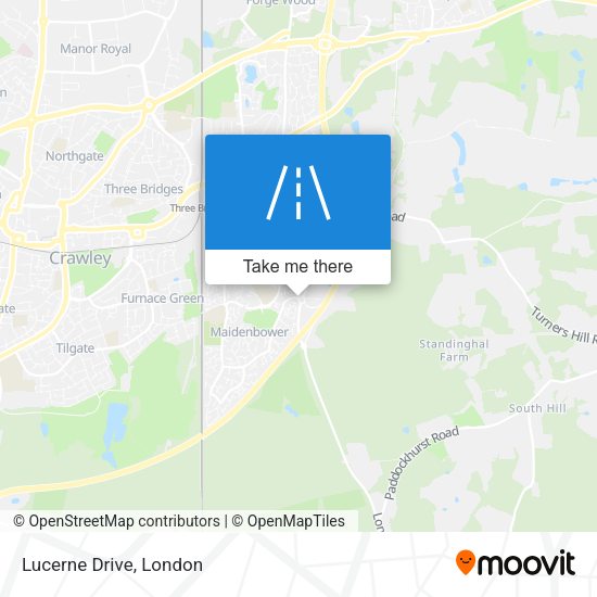 Lucerne Drive map