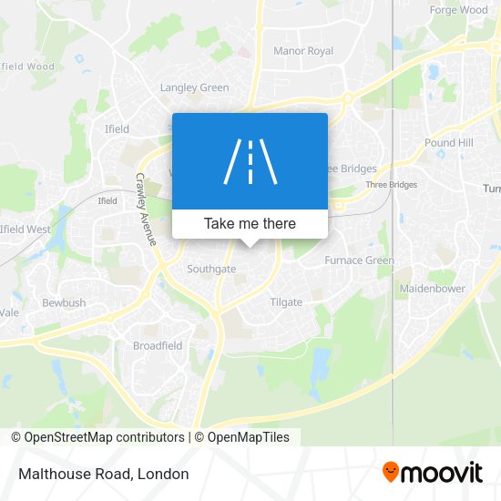 Malthouse Road map