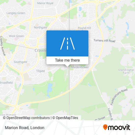 Marion Road map