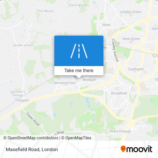 Masefield Road map