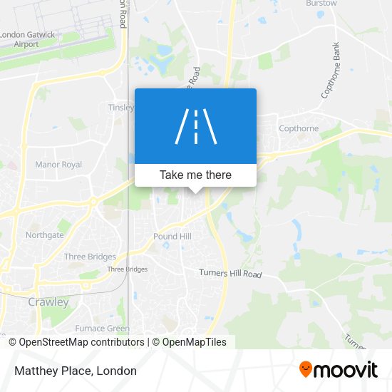 Matthey Place map