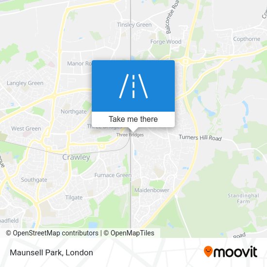 Maunsell Park map