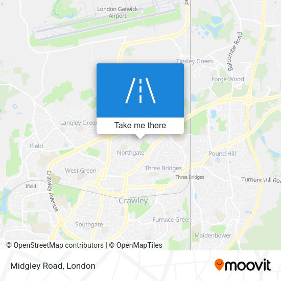 Midgley Road map