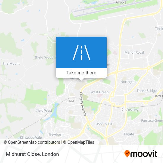 Midhurst Close map