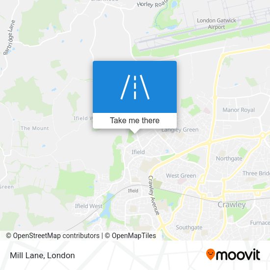 Mill Lane map