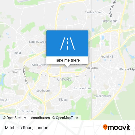 Mitchells Road map