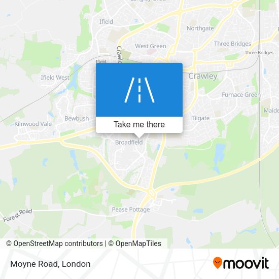 Moyne Road map