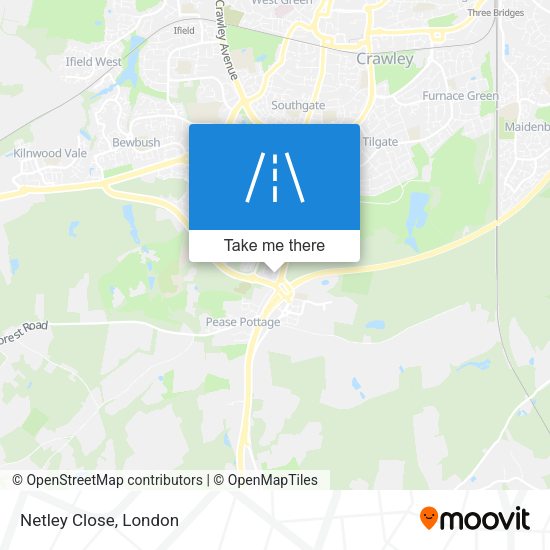 Netley Close map