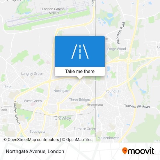 Northgate Avenue map
