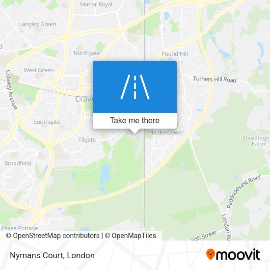 Nymans Court map