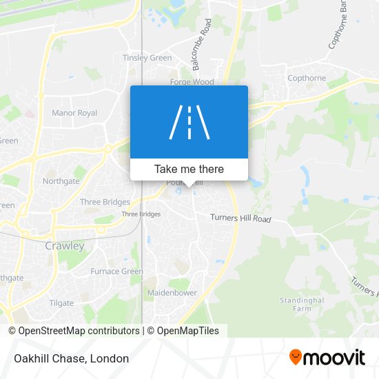 Oakhill Chase map