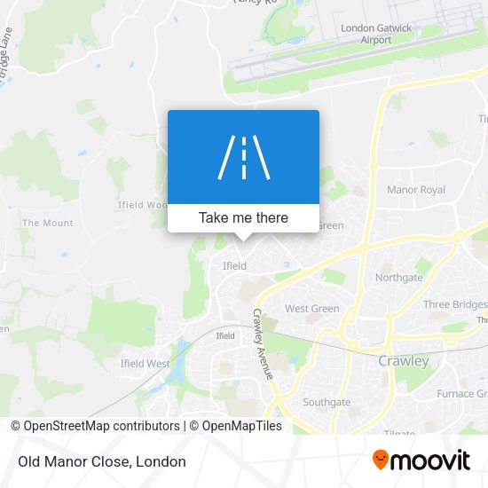 Old Manor Close map
