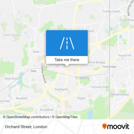 Orchard Street map