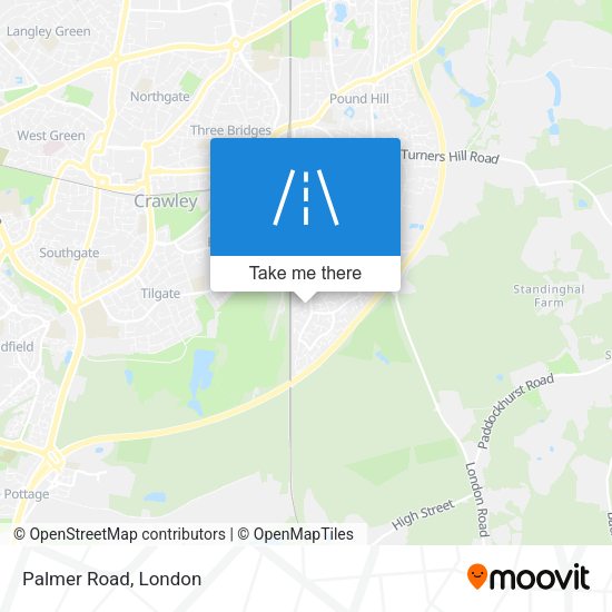 Palmer Road map