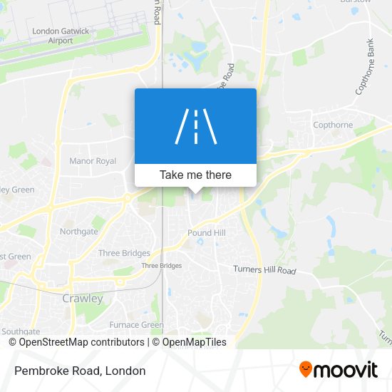 Pembroke Road map