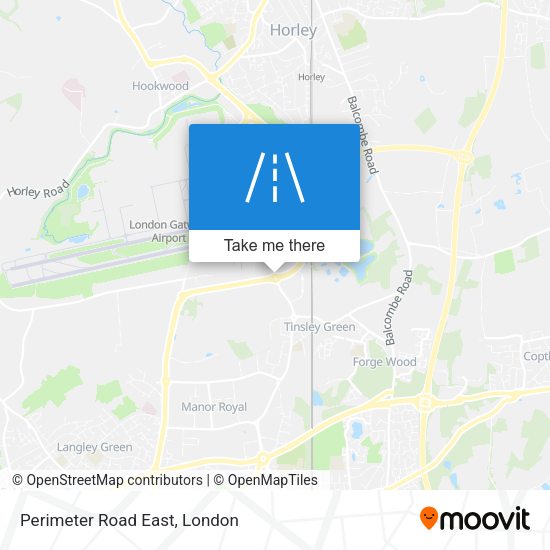 Perimeter Road East map