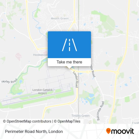 Perimeter Road North map