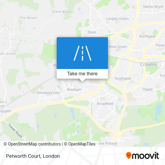 Petworth Court map