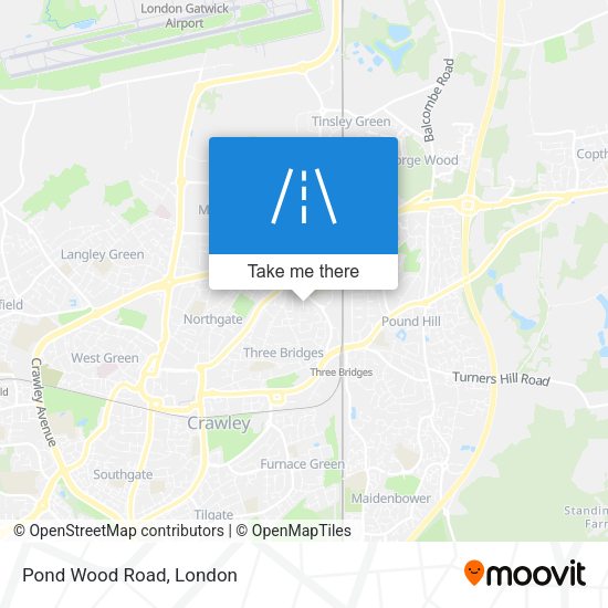 Pond Wood Road map
