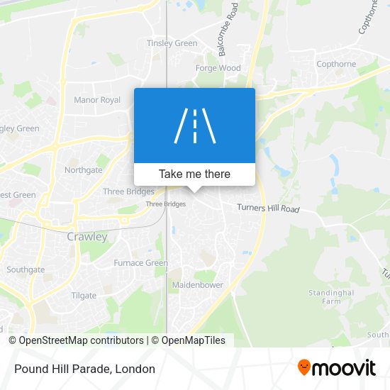 Pound Hill Parade map