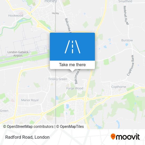 Radford Road map