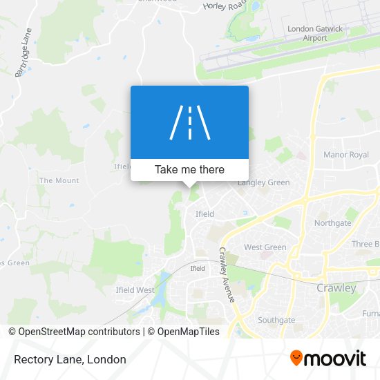 Rectory Lane map