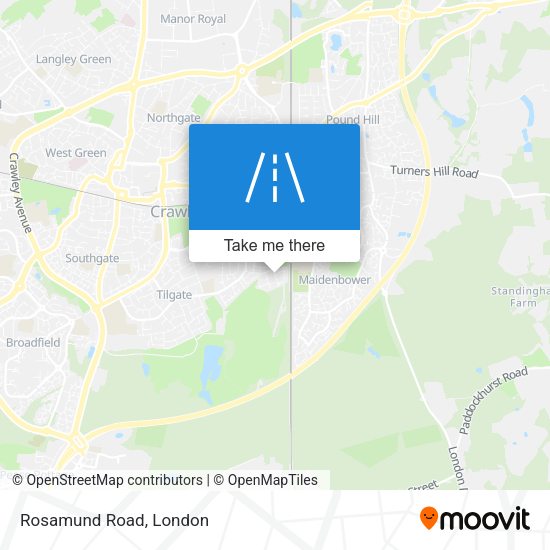 Rosamund Road map