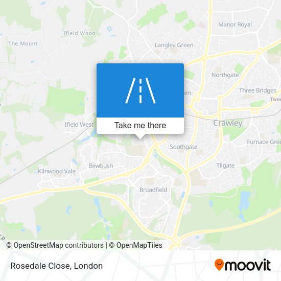 Rosedale Close map