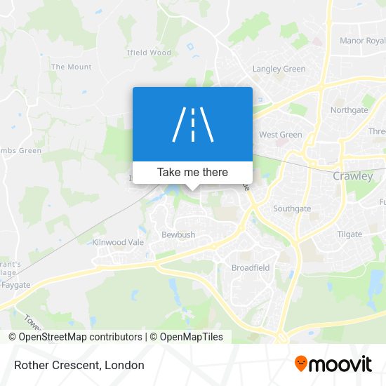 Rother Crescent map