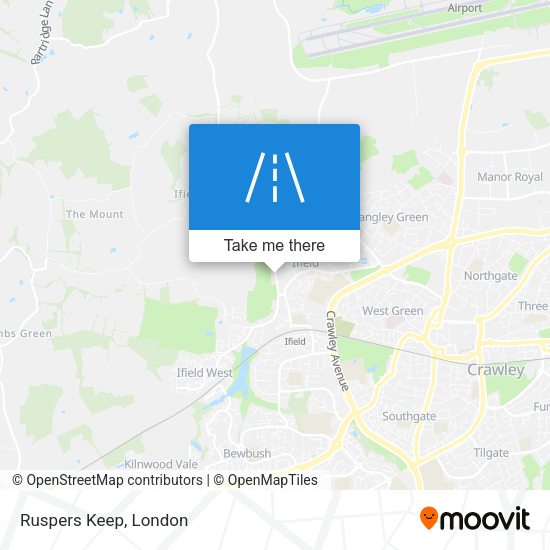 Ruspers Keep map