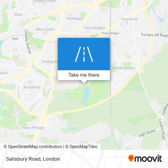 Salisbury Road map