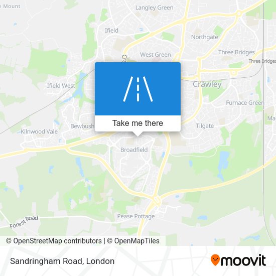 Sandringham Road map