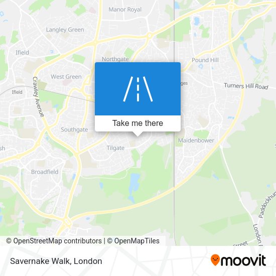 Savernake Walk map